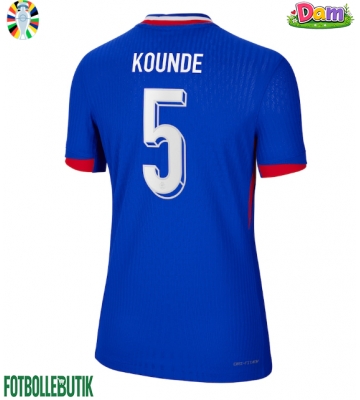 Frankrike Jules Kounde #5 Hemmatröja Kvinnor EM 2024 Kortärmad